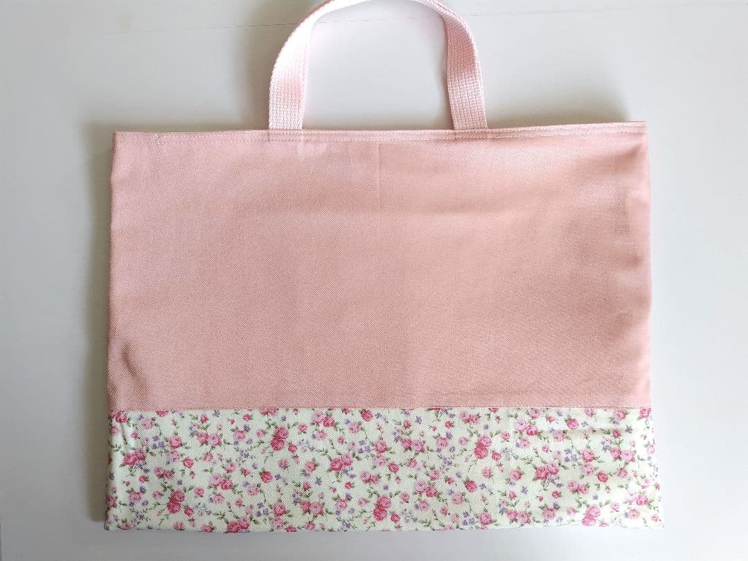 レッスンバッグ 上履きいれ 入園入学グッズ 花柄