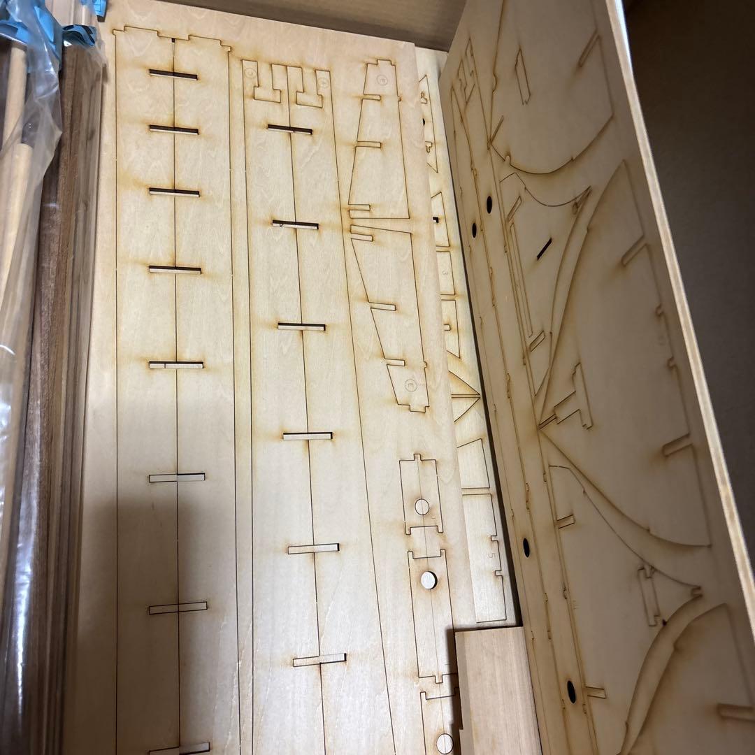 木製帆船模型 日本丸（1/80 全長 1,390mm・完成重量 5,000g）