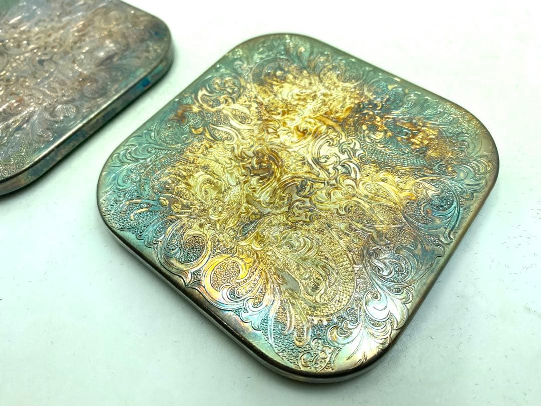 エインズレイスプーン、バターナイフセット Falstaff コースターセット