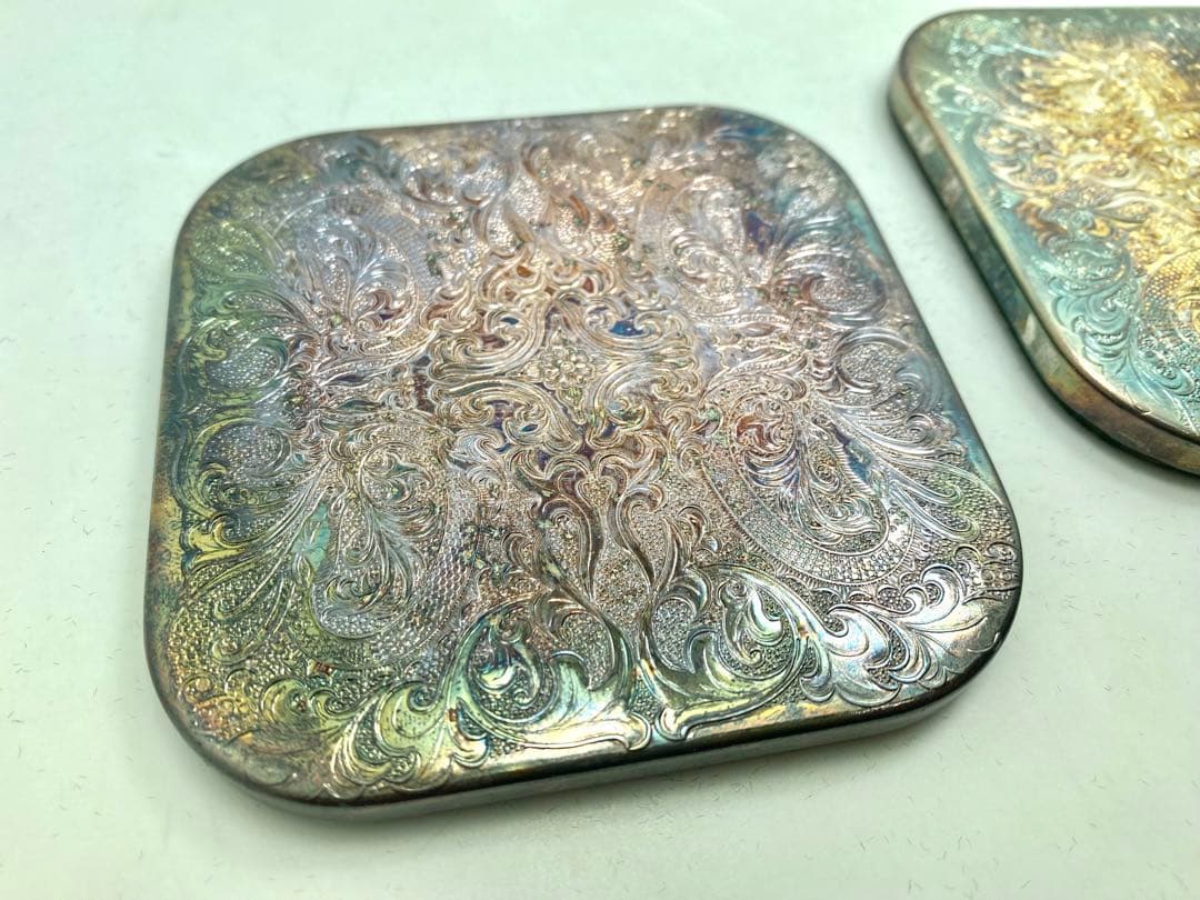 エインズレイスプーン、バターナイフセット Falstaff コースターセット