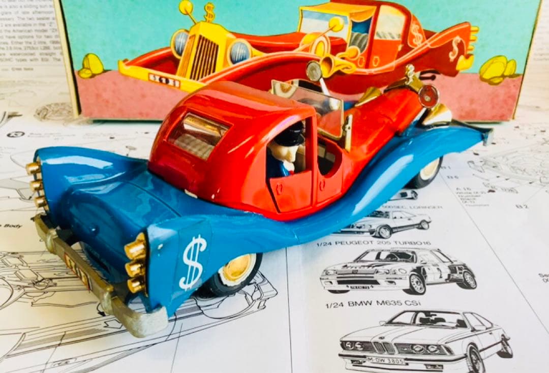 ポリトーイ　ドナルドダックモービル　ミニカー ディズニー