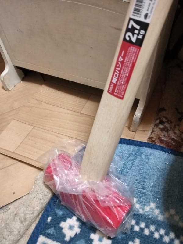 高儀(Takagi) M&M 両口ハンマー 赤 3.6kg 木柄 長柄 490A