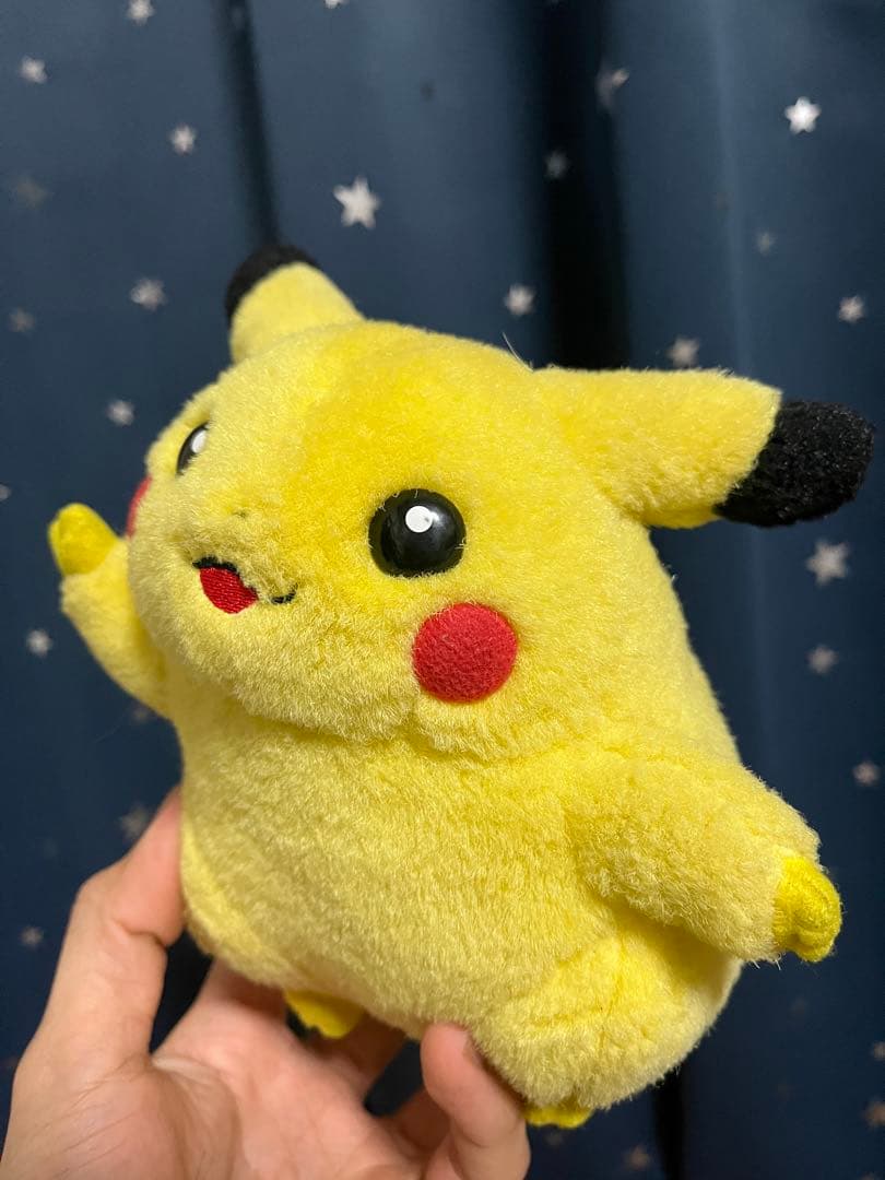激レア TOMY 初期ピカチュウ ピース ぬいぐるみ レトロ