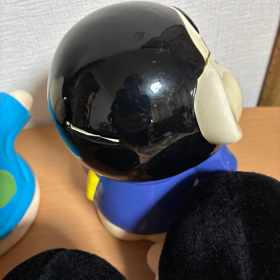 平成 レトロ クレヨンしんちゃん ぬいぐるみ 陶器製 貯金箱 まとめ セット