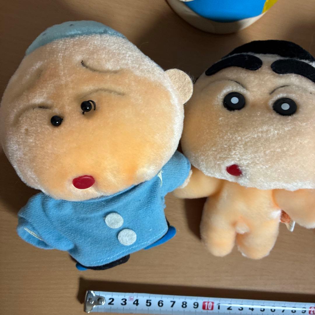 平成 レトロ クレヨンしんちゃん ぬいぐるみ 陶器製 貯金箱 まとめ セット