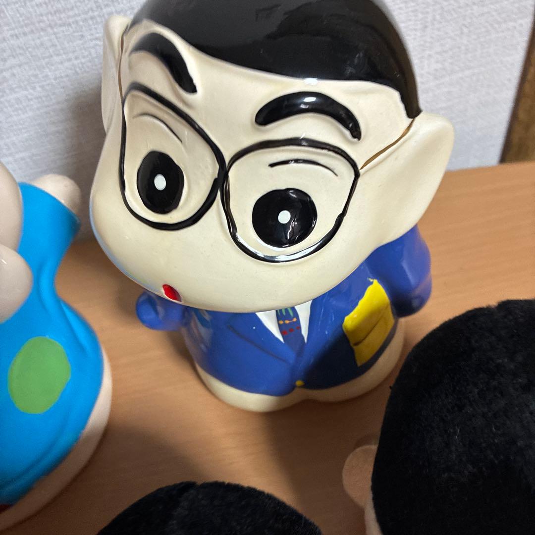 平成 レトロ クレヨンしんちゃん ぬいぐるみ 陶器製 貯金箱 まとめ セット