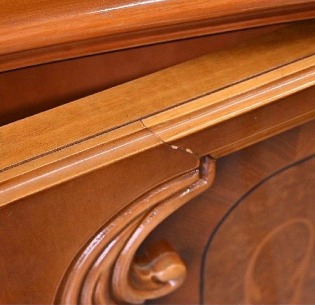 イタリア　Grilli サイドボード　240センチ　象嵌細工 定価200万超