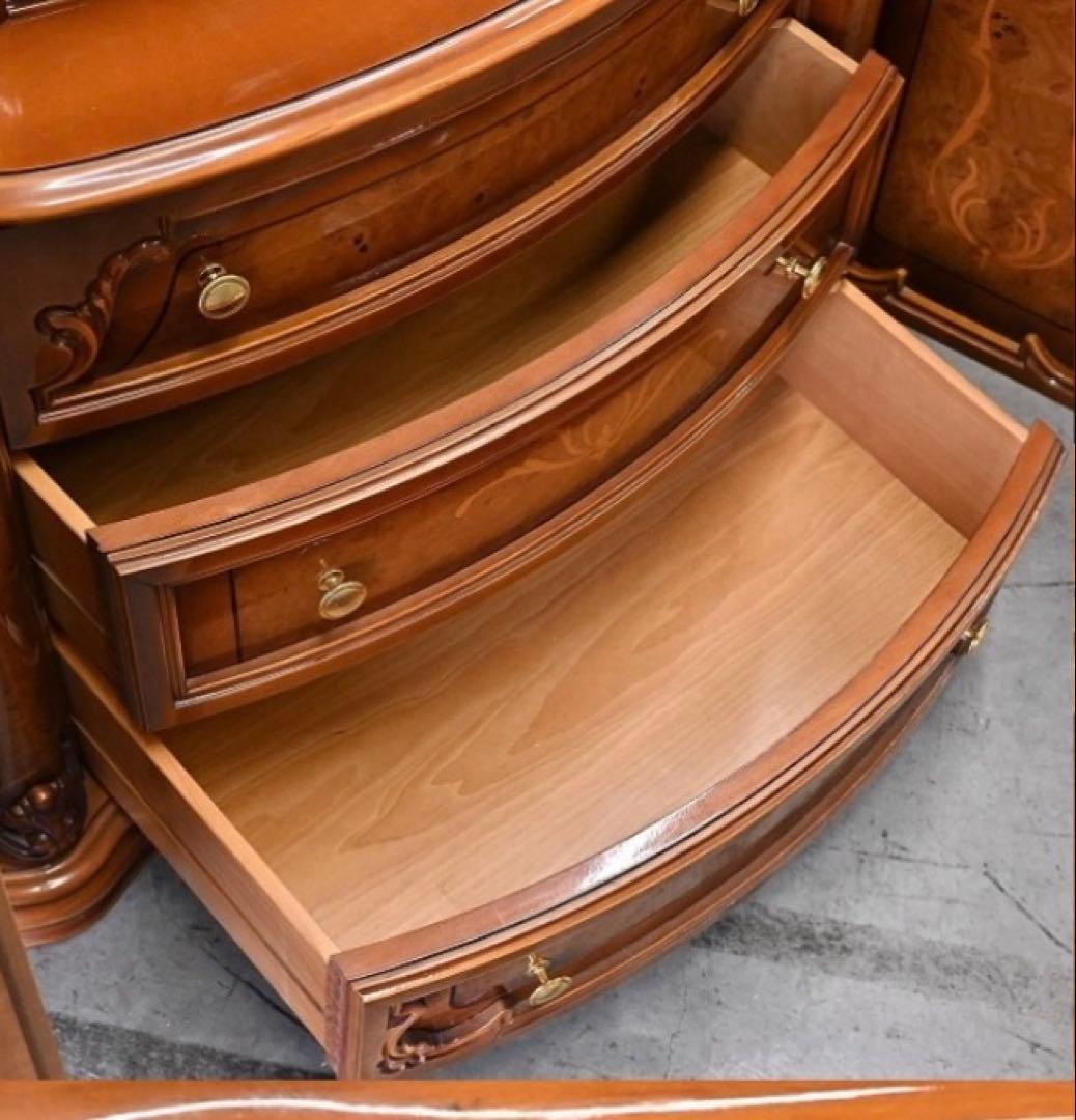 イタリア　Grilli サイドボード　240センチ　象嵌細工 定価200万超