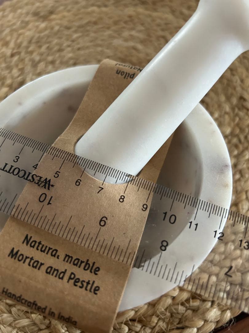 【新品】ストーン製すり鉢セット・インテリア