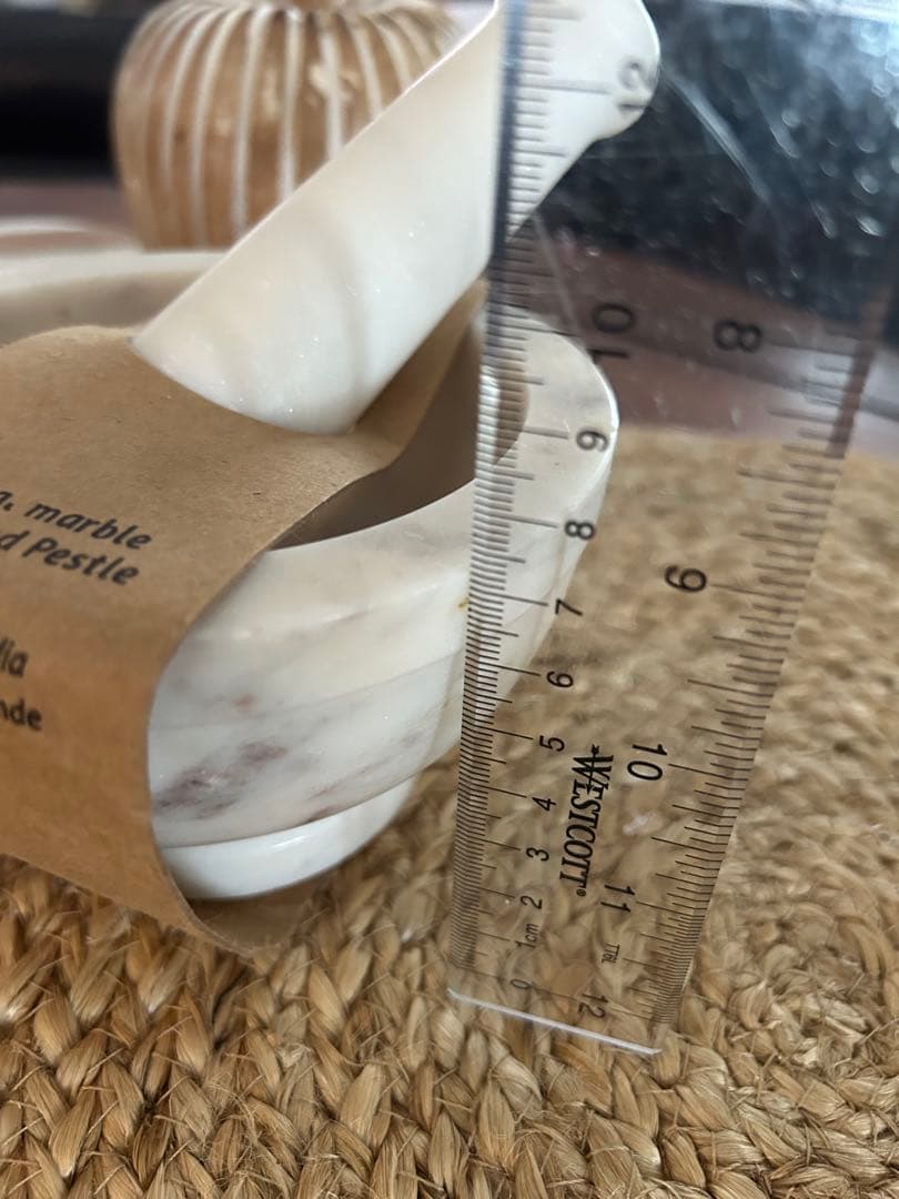 【新品】ストーン製すり鉢セット・インテリア