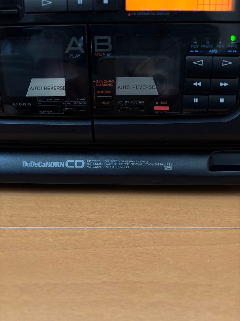 ラジオ・コンポ SONY CFD-900 DoDeCaHORN