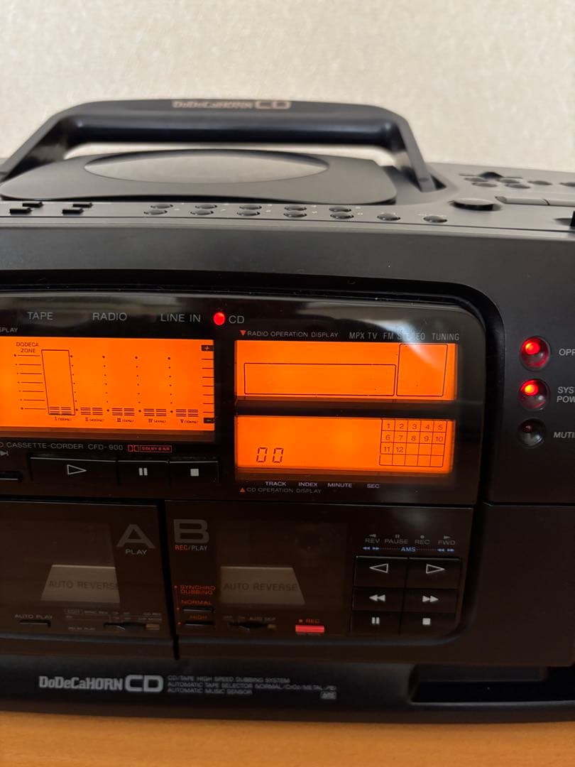 ラジオ・コンポ SONY CFD-900 DoDeCaHORN