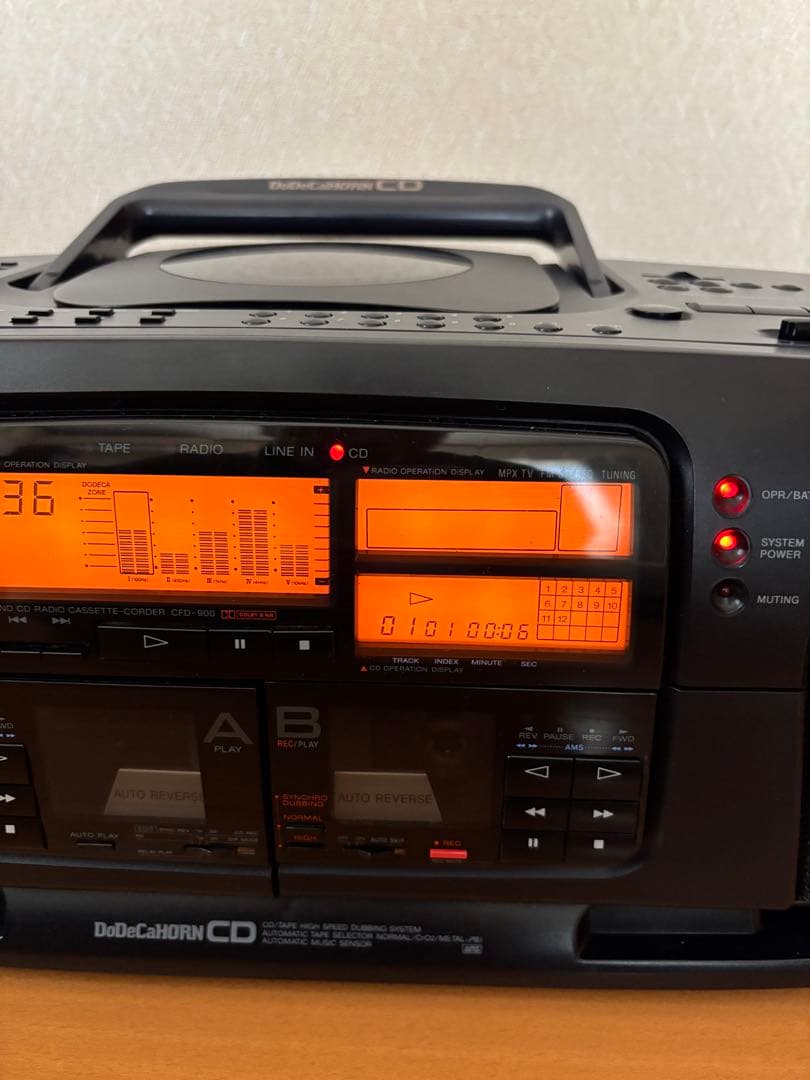 ラジオ・コンポ SONY CFD-900 DoDeCaHORN