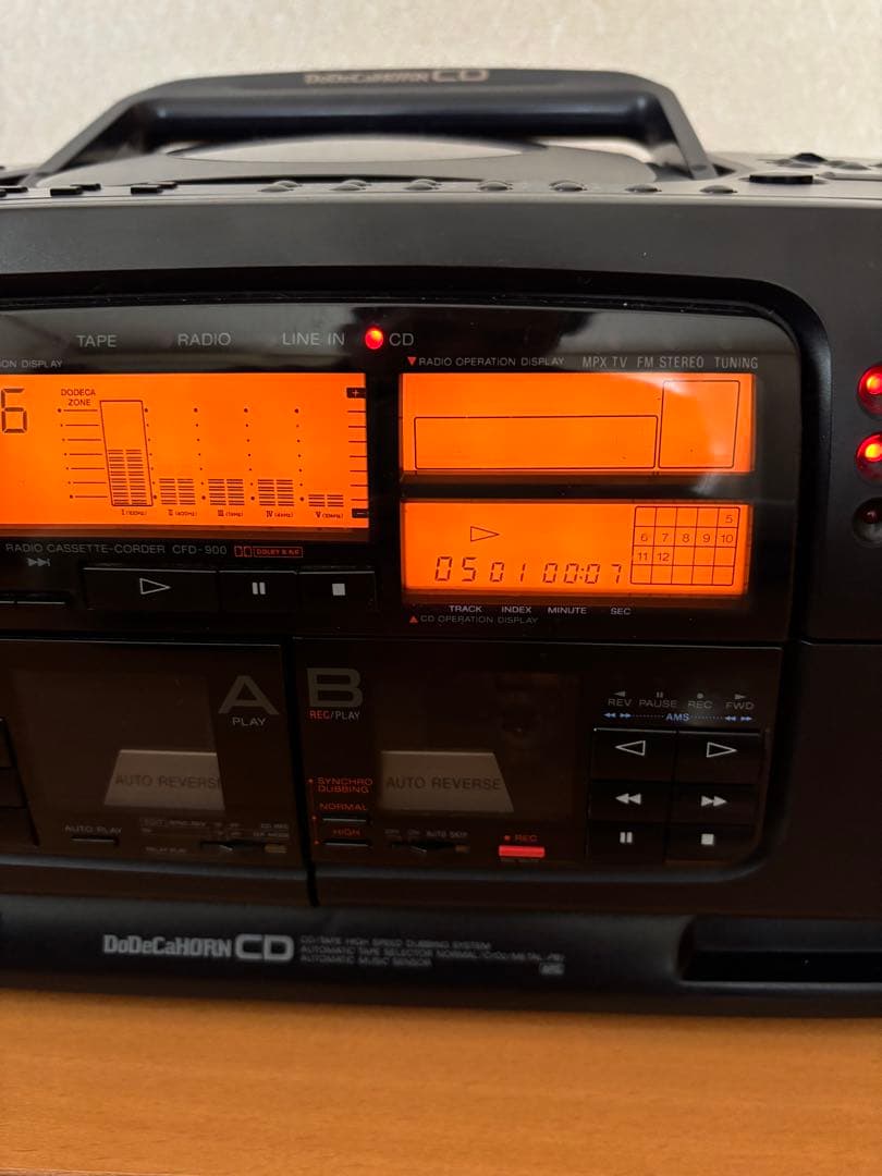 ラジオ・コンポ SONY CFD-900 DoDeCaHORN