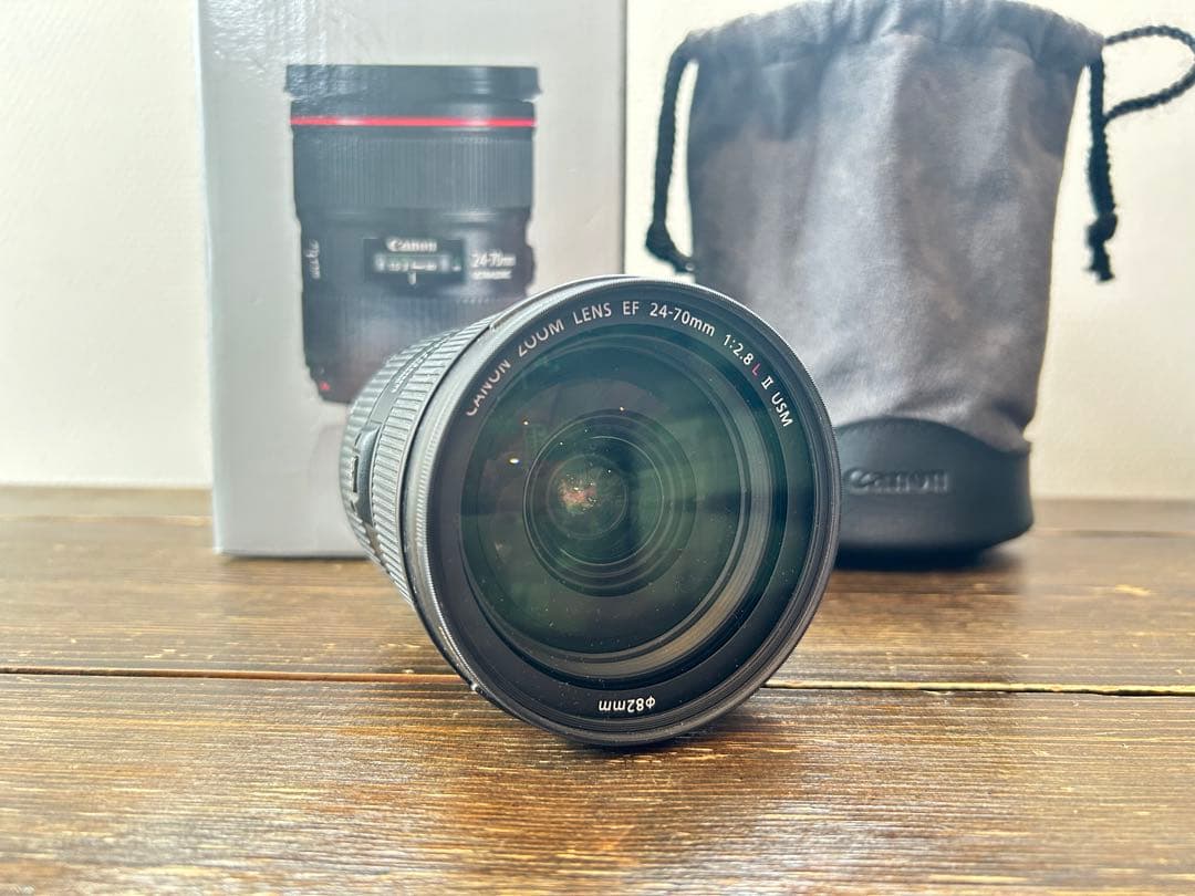 新品級Canon 標準ズームレンズ EF24-70mm F2.8L II USM