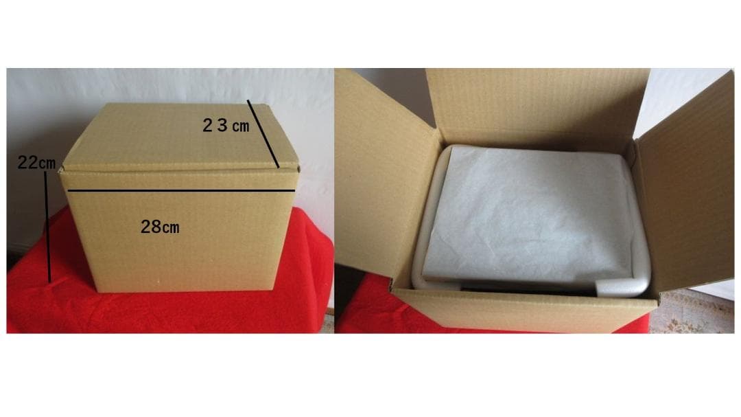 新品　吉徳大光　赤糸威　正絹　兜　収納箱付き