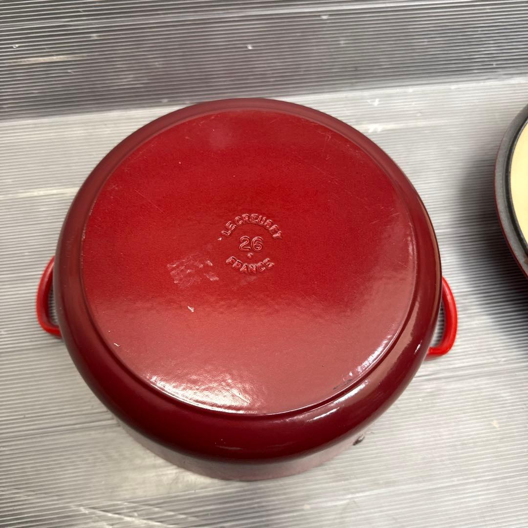 LE CREUSET ル•クル-ゼ 両手鍋 26cm