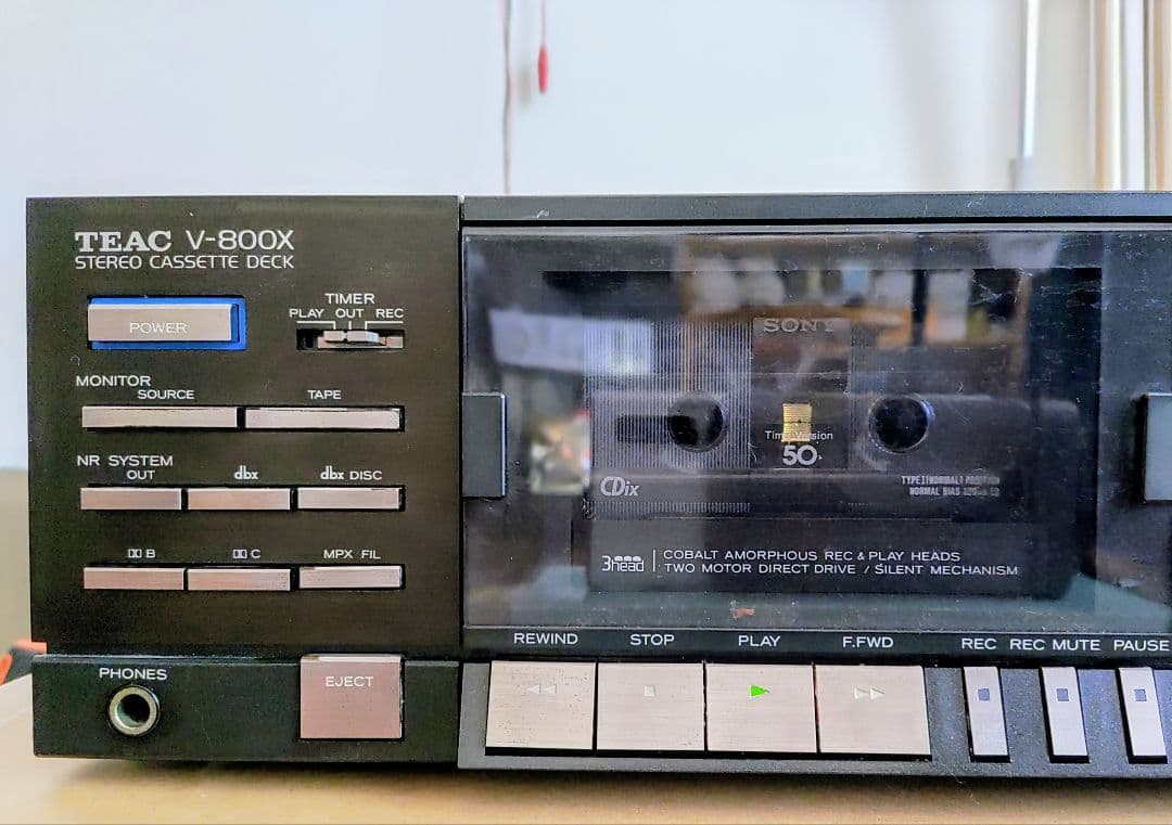 TEAC V-800X　カセットデッキ 動作品！