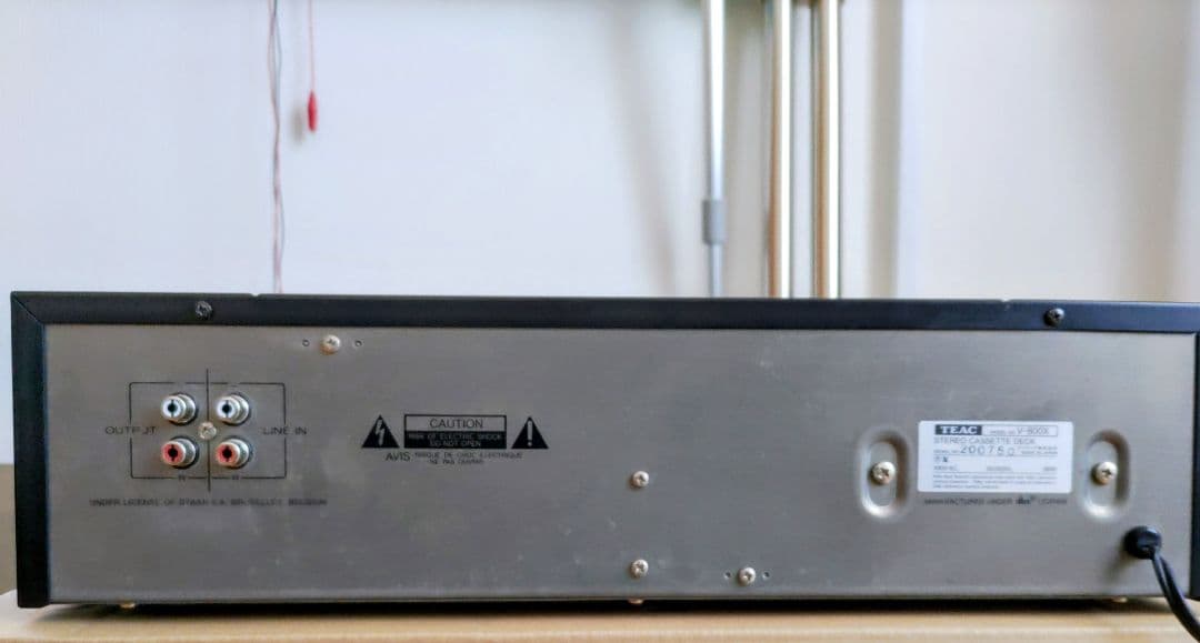 TEAC V-800X　カセットデッキ 動作品！