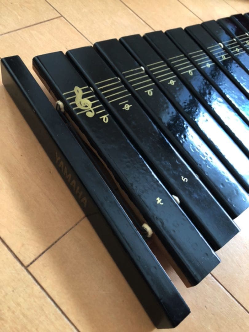 ヤマハ　もっきん　木琴　楽器　音楽　昭和レトロ　バチ付き　YAMAHA  教育