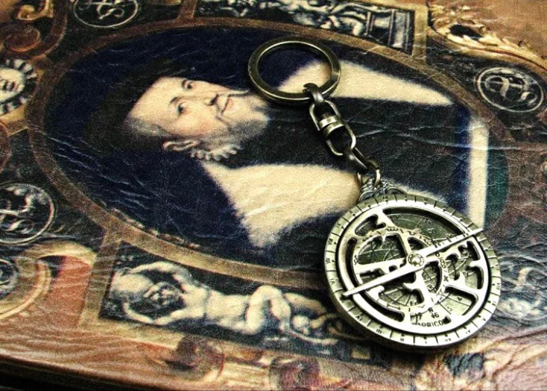 先着1名様特別価格　アストロラーベキーチェーンφ4.5ｃｍ　古代天文機器