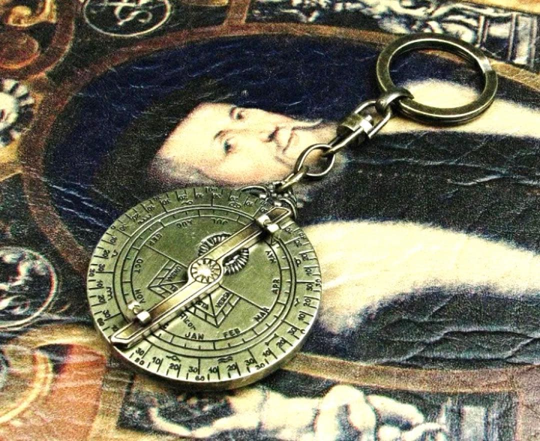 先着1名様特別価格　アストロラーベキーチェーンφ4.5ｃｍ　古代天文機器
