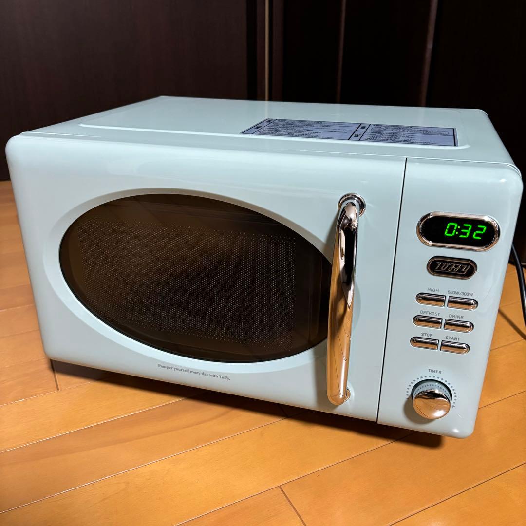 toffy ペールアクア 電子レンジ K-DR1 2023年製