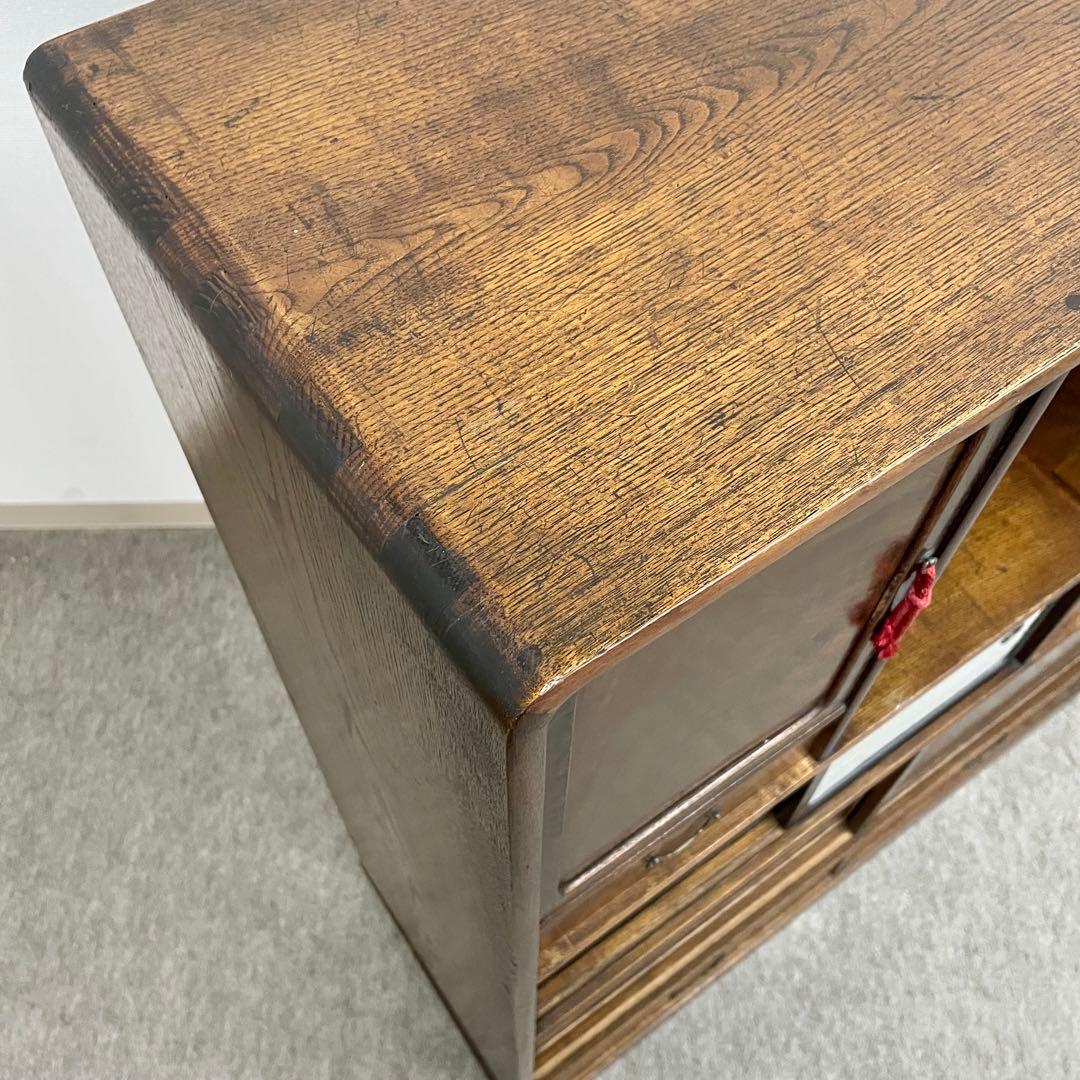 【yuri】Japanese Antique 古道具 茶棚 飾り棚