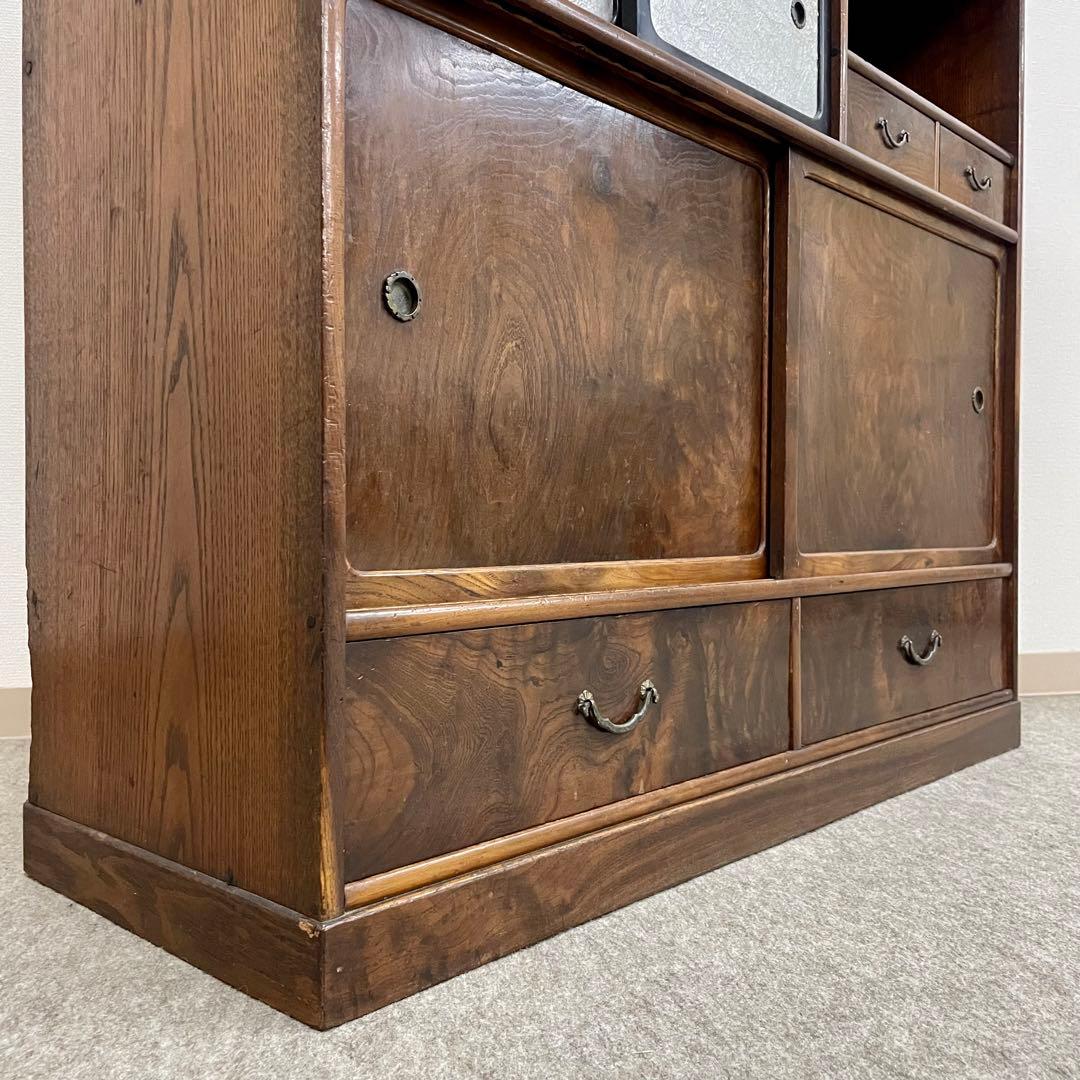 【yuri】Japanese Antique 古道具 茶棚 飾り棚