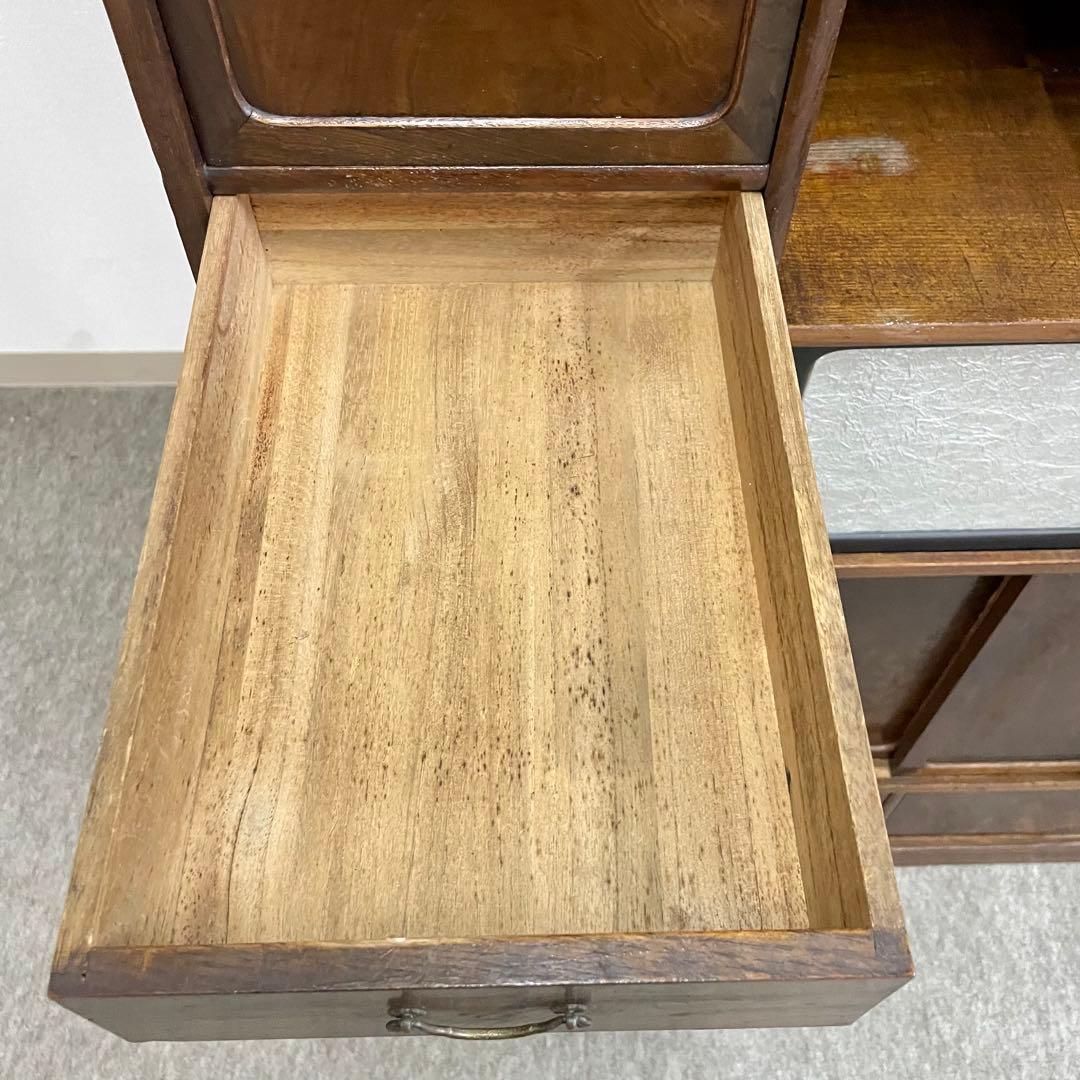 【yuri】Japanese Antique 古道具 茶棚 飾り棚