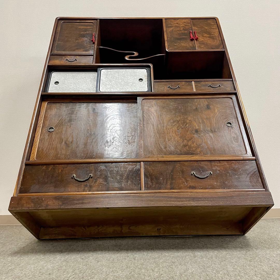 【yuri】Japanese Antique 古道具 茶棚 飾り棚