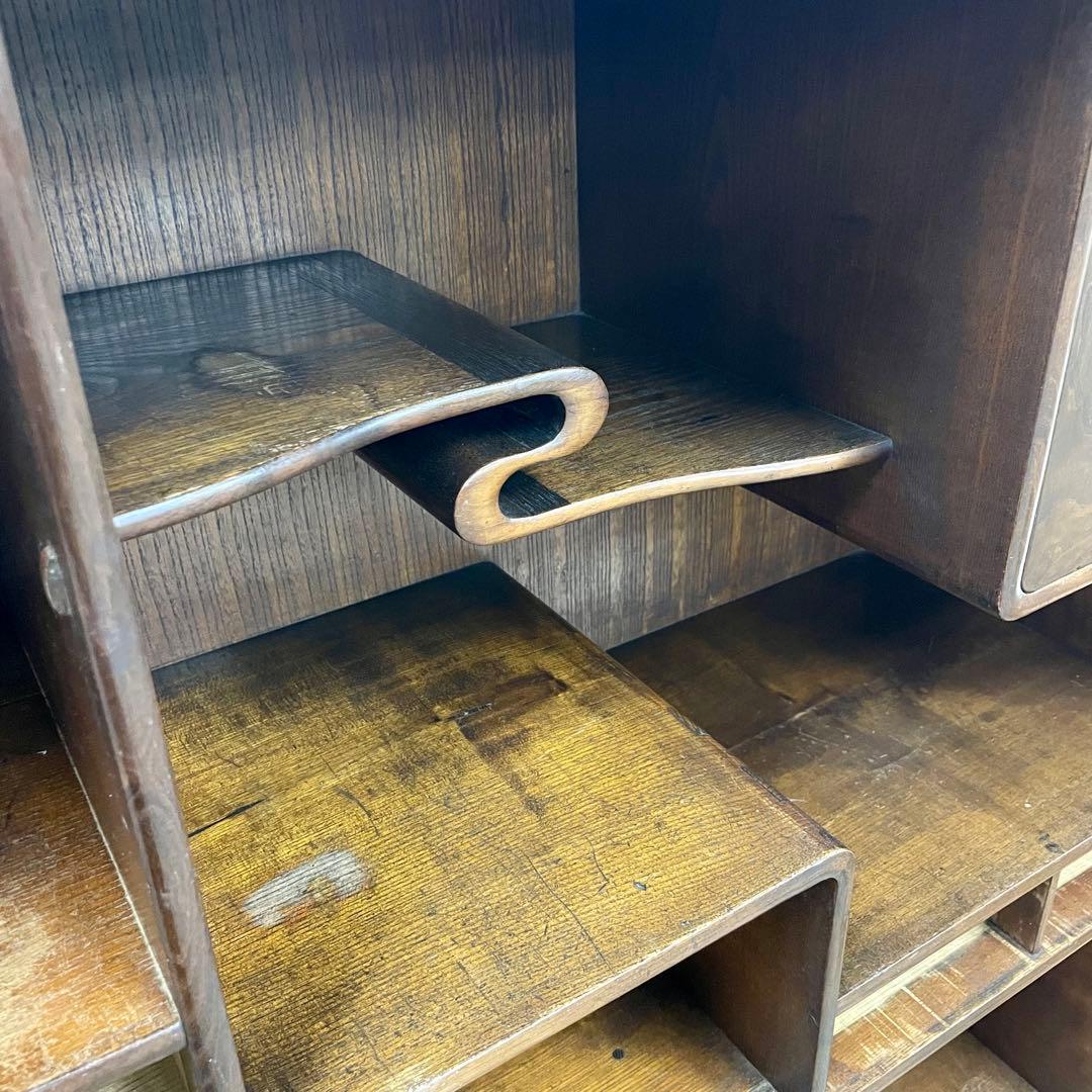 【yuri】Japanese Antique 古道具 茶棚 飾り棚