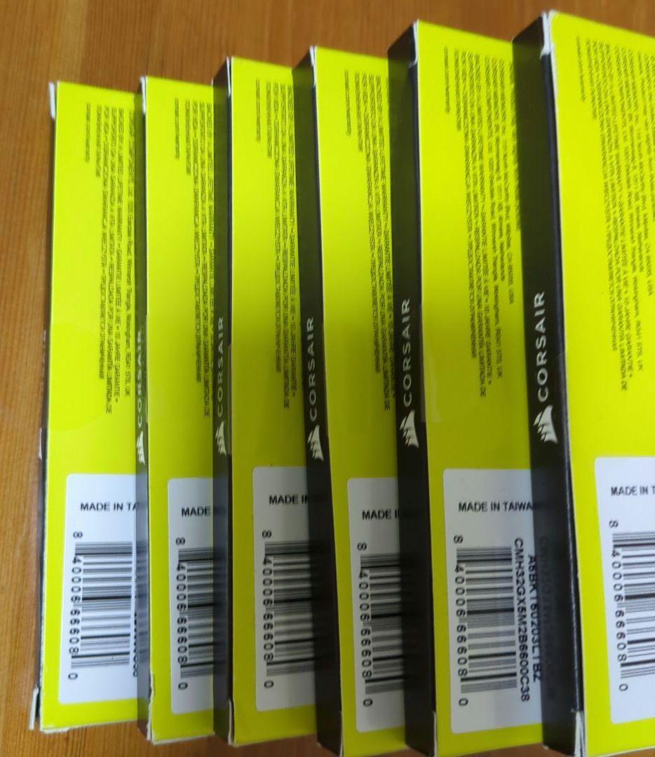 【mia】CORSAIR DDR5-6600MHz 32GB 6点セット