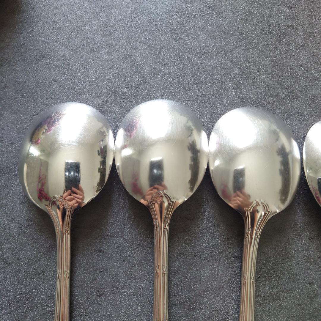 クリストフル リュバン コンソメスプーン 6点