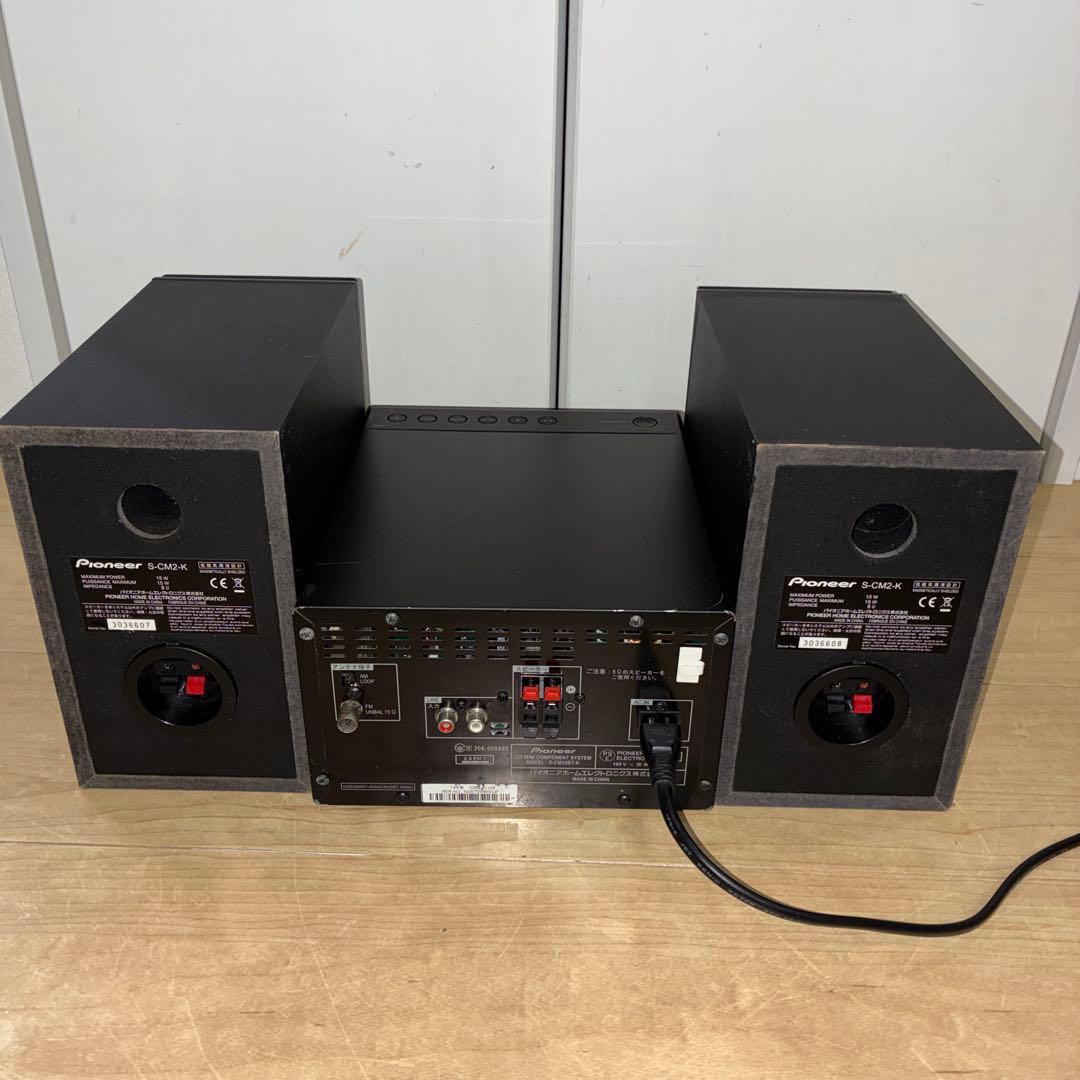 Pioneer X-CM32-k CDコンポ Bluetooth対応 リモコン付