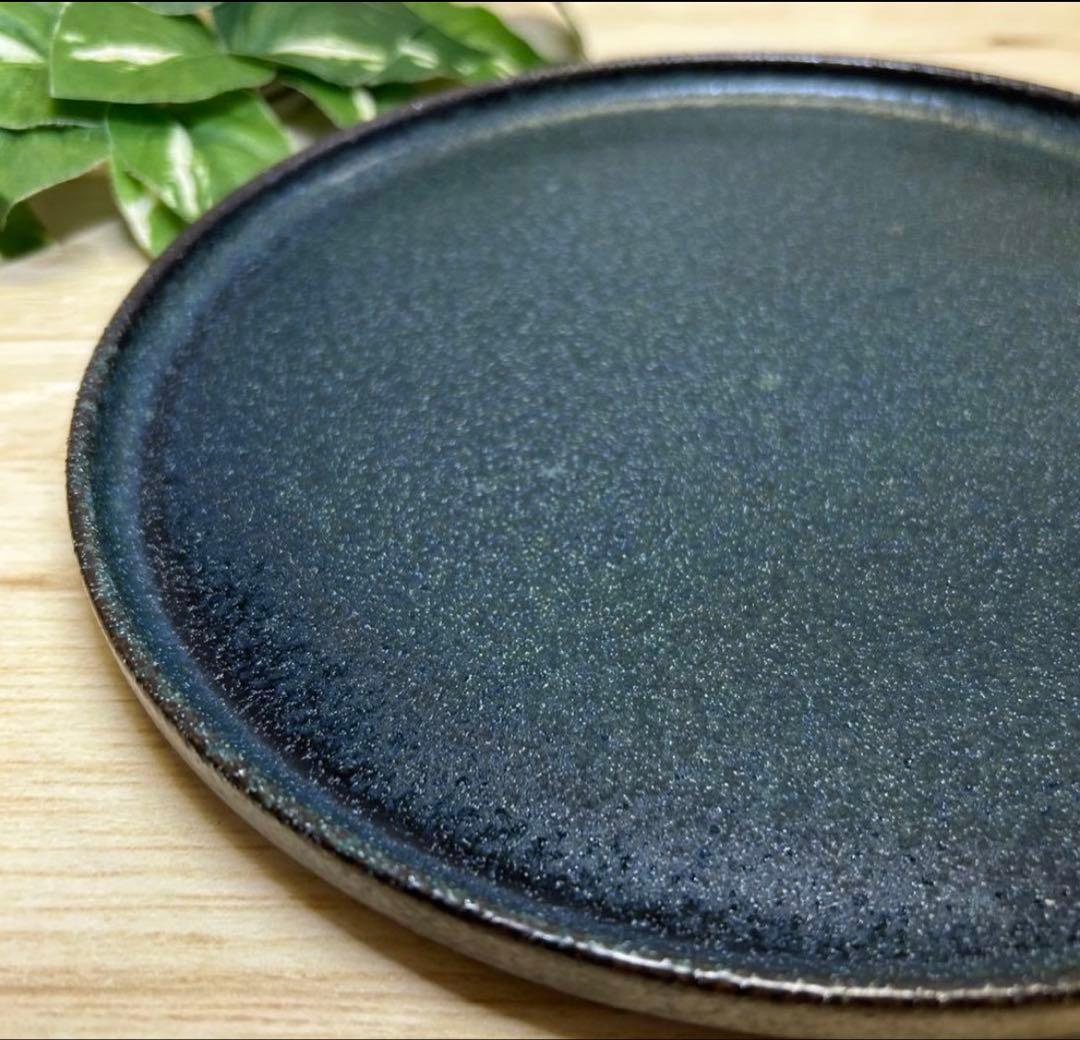 藍潤7.5丸浅口切立皿(5枚)