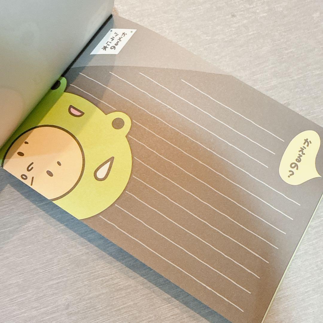 【新品未使用】おっちゃん カエルさん メモ帳 2個セット クーリア 平成レトロ