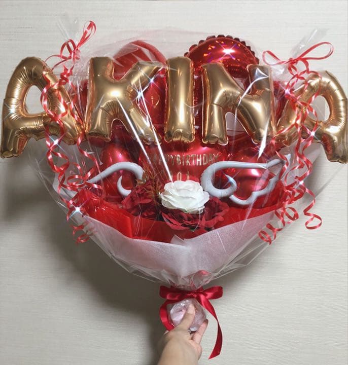 バルーンギフト　推し　 バルーンブーケ 誕生日　生誕祭