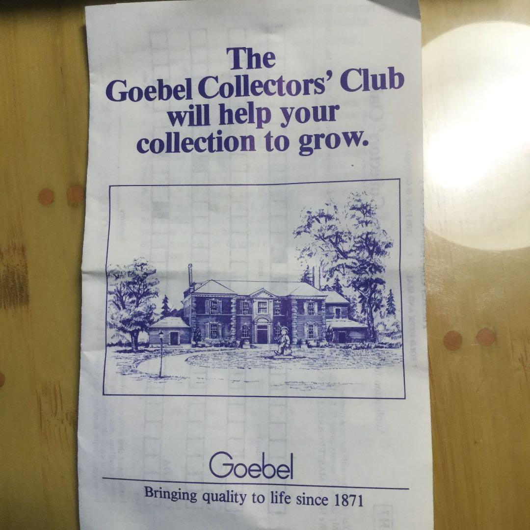 ゲーベル、フンメルの人形、箱付き