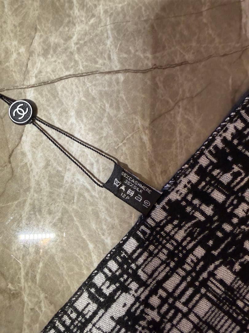 CHANEL シャネル　ノベルティ　COCOマ―ク　スト－ル　マフラー　新品