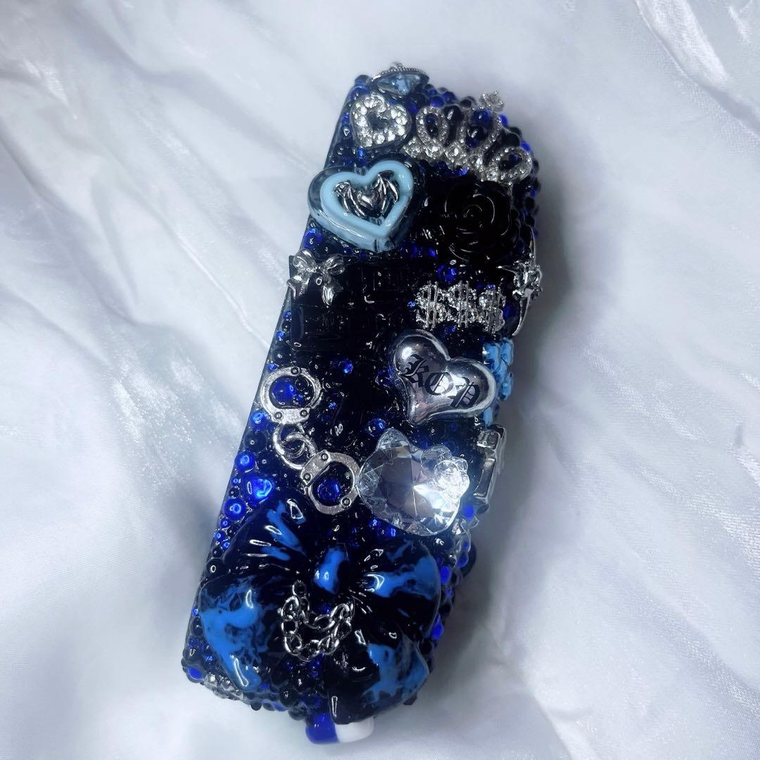 【7】あくまBLUE iQOSケース デコ イルマ デコケース 地雷系 ギャル