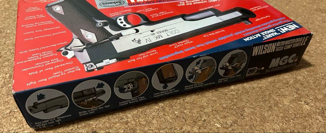 MGC WILSON　LE オールブラックモデル　ガスガン　コブラグリップ付き