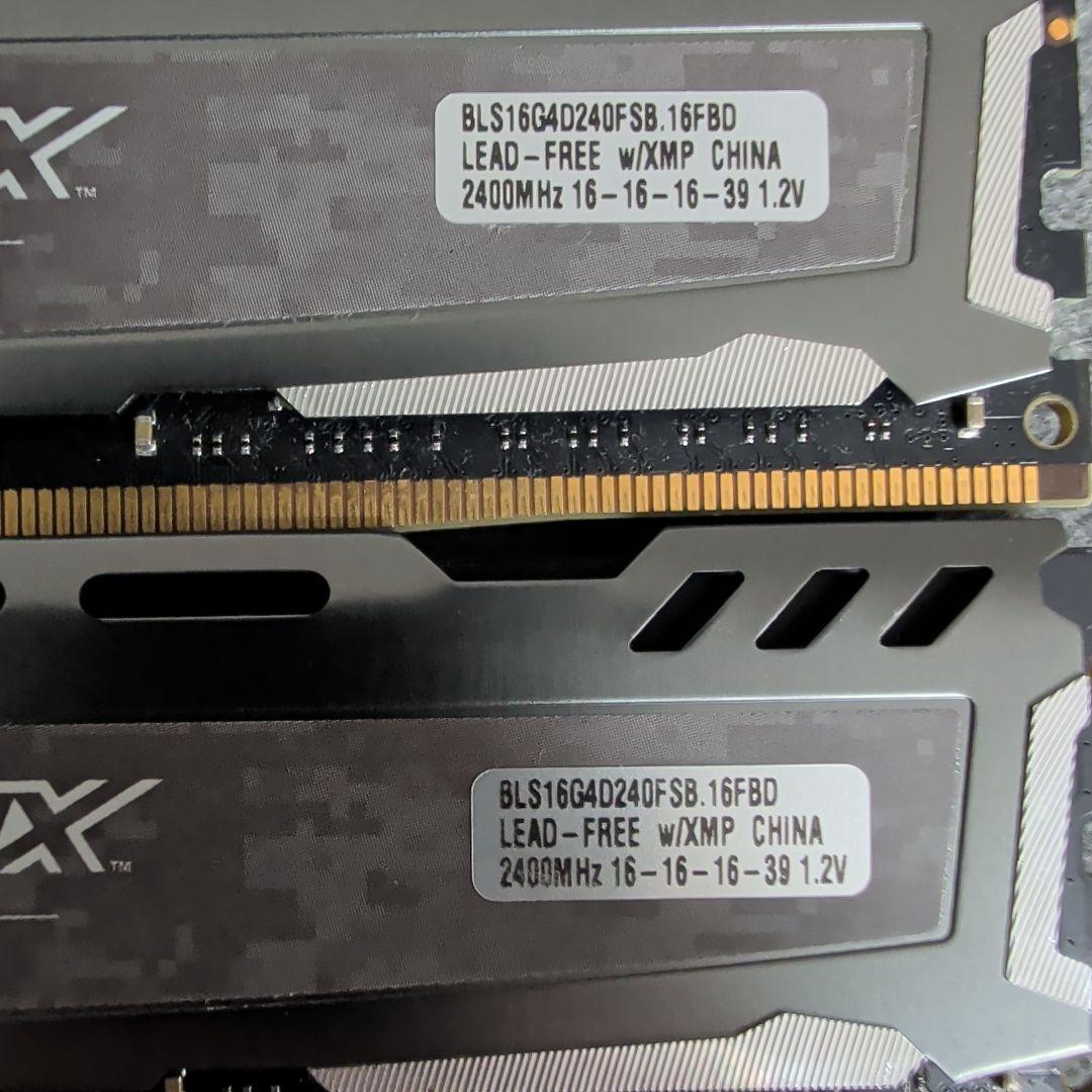 ballistix 32GB（16GBx2 ）DDR4