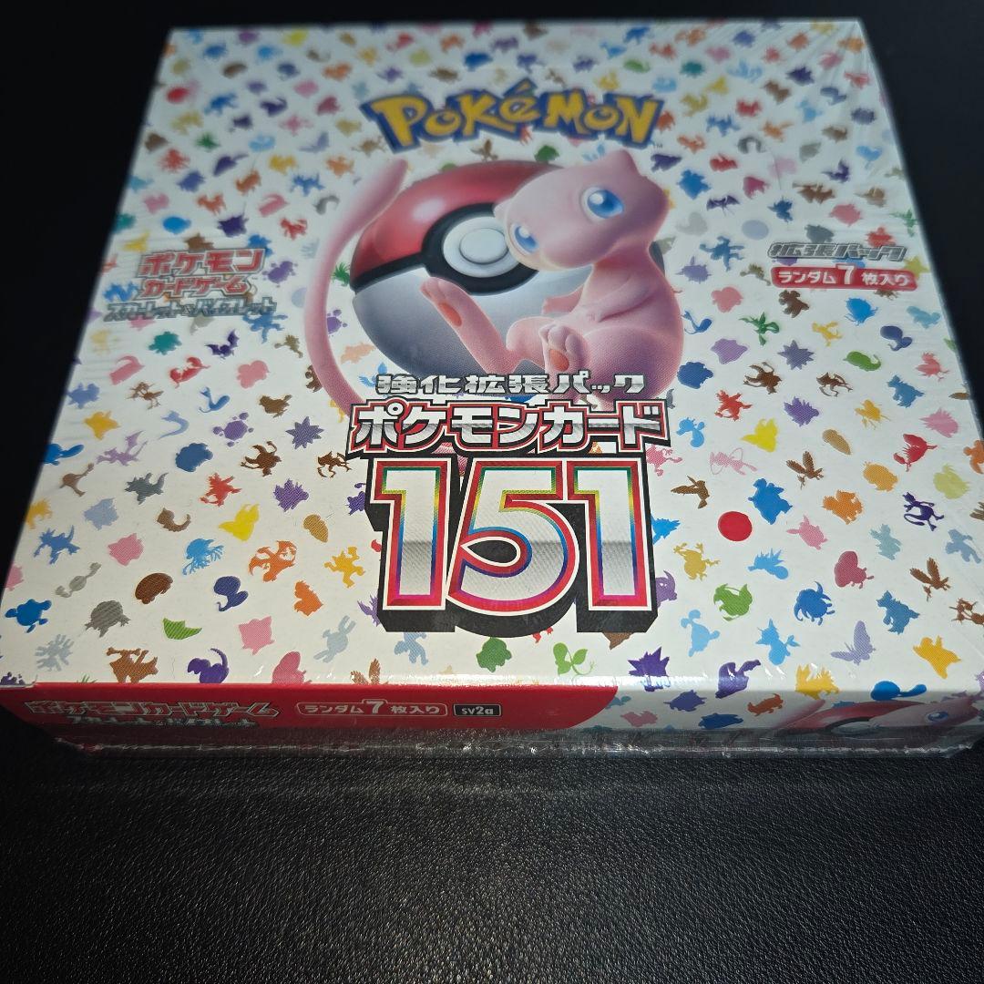 ポケモンカード 151 新品 未開封 シュリンク 付きBOX 強化拡張パック