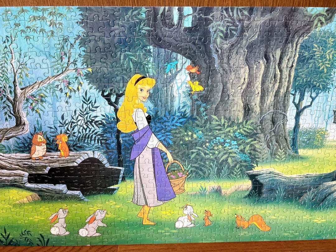 ジグソーパズル101匹わんちゃんミッキー眠れる森の美女３点　950ピース完成品