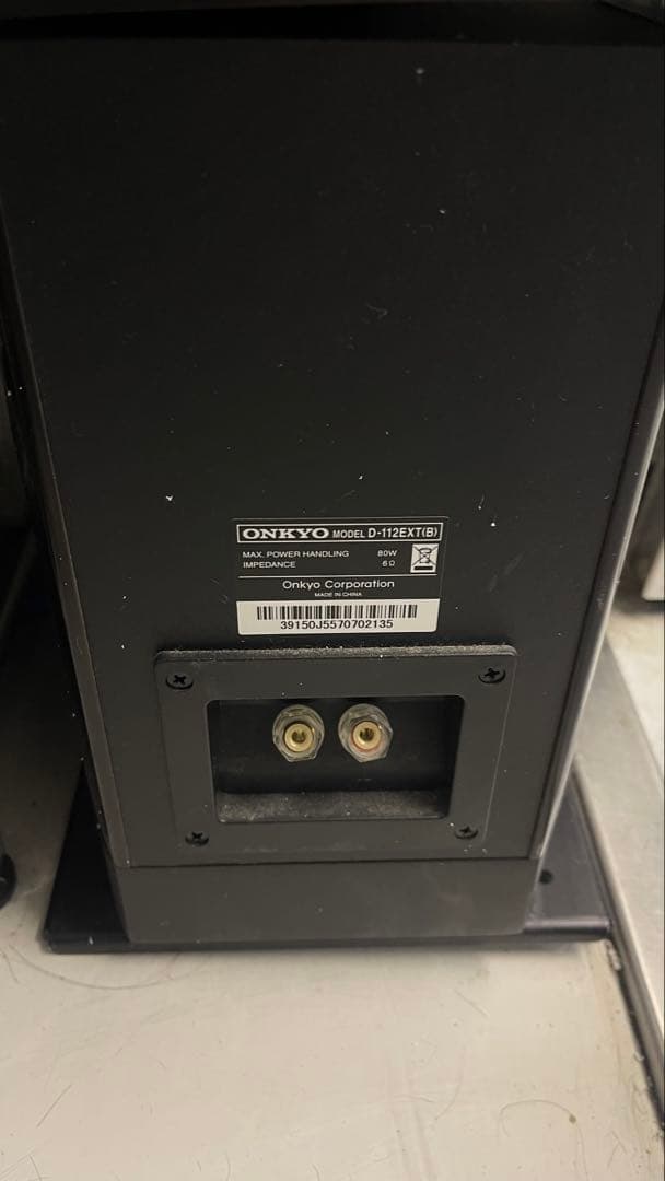 onkyo スピーカー D-112EXT (B) 動作未確認