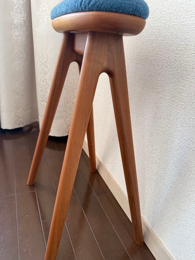 超美品！ナガノインテリア スツール 木製 コッペスツール キッチンスツール