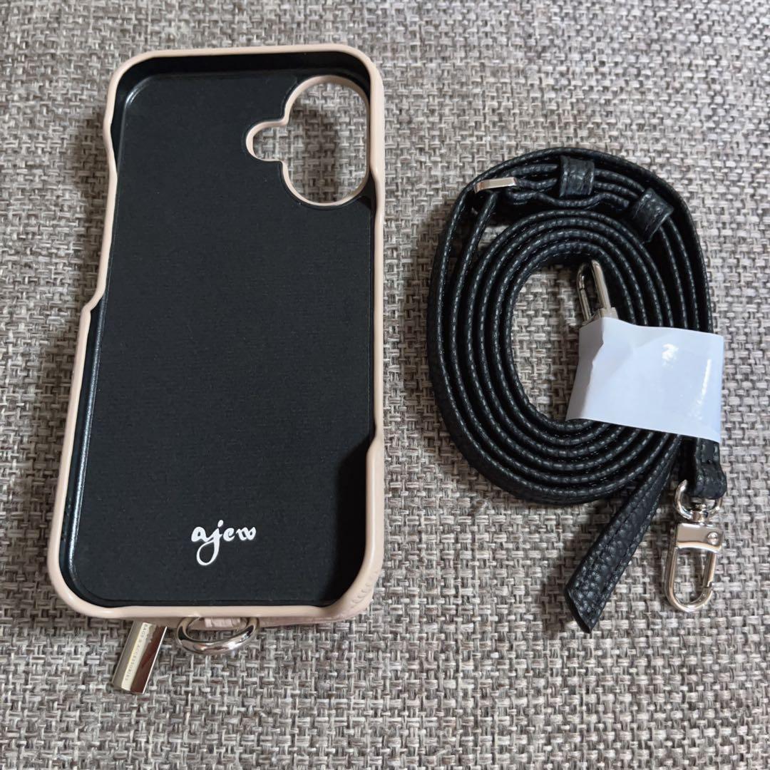 ajew iPhone16 ケース ベージュ