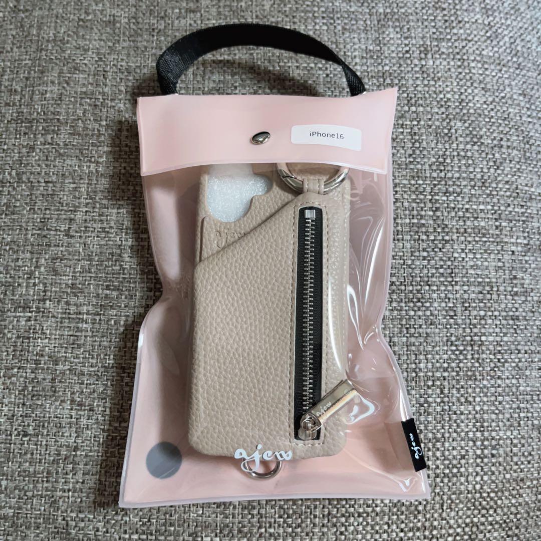 ajew iPhone16 ケース ベージュ