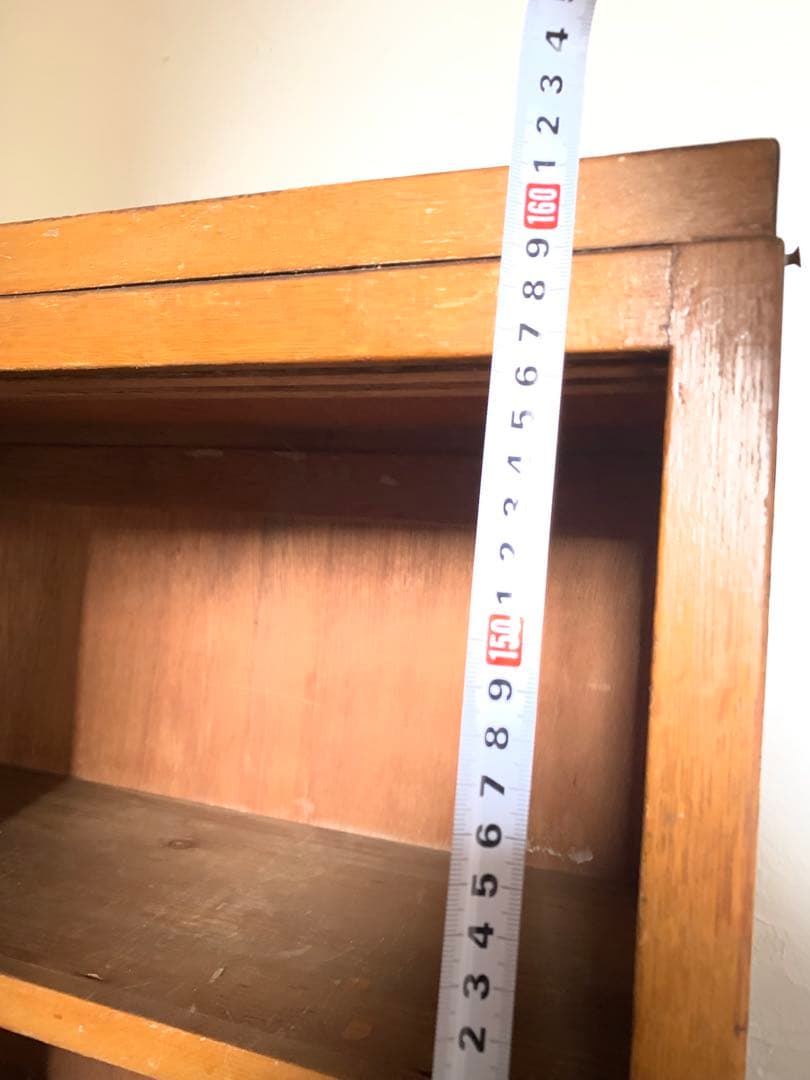 昭和レトロ食器棚　アンティーク 食器棚　古家具